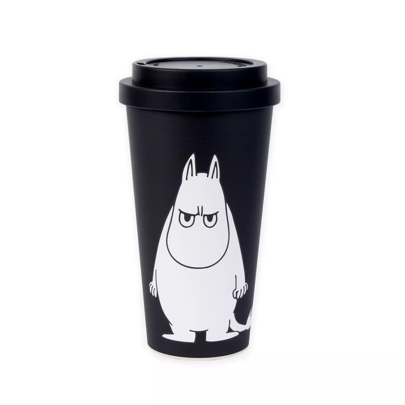 Moomin by Nordic Buddies Take away Mug Moomin Black
