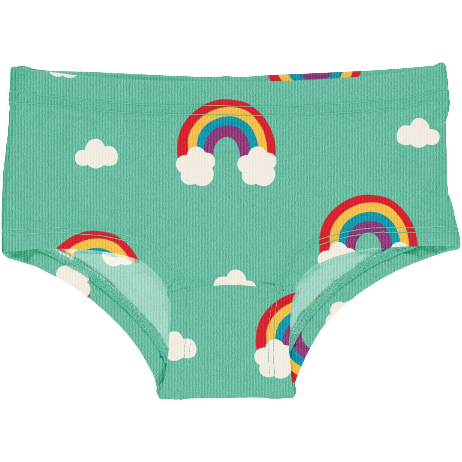 Maxomorra Brief Hipster Rainbow Light Green