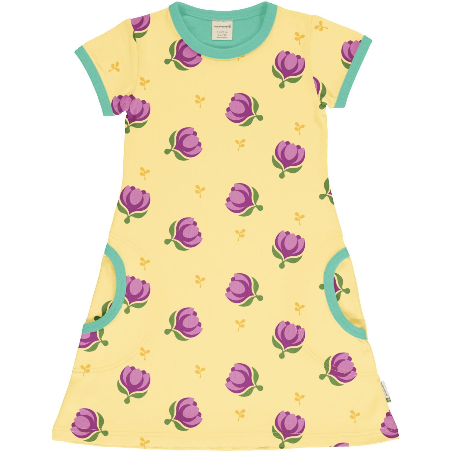 Maxomorra Dress SS Crocus