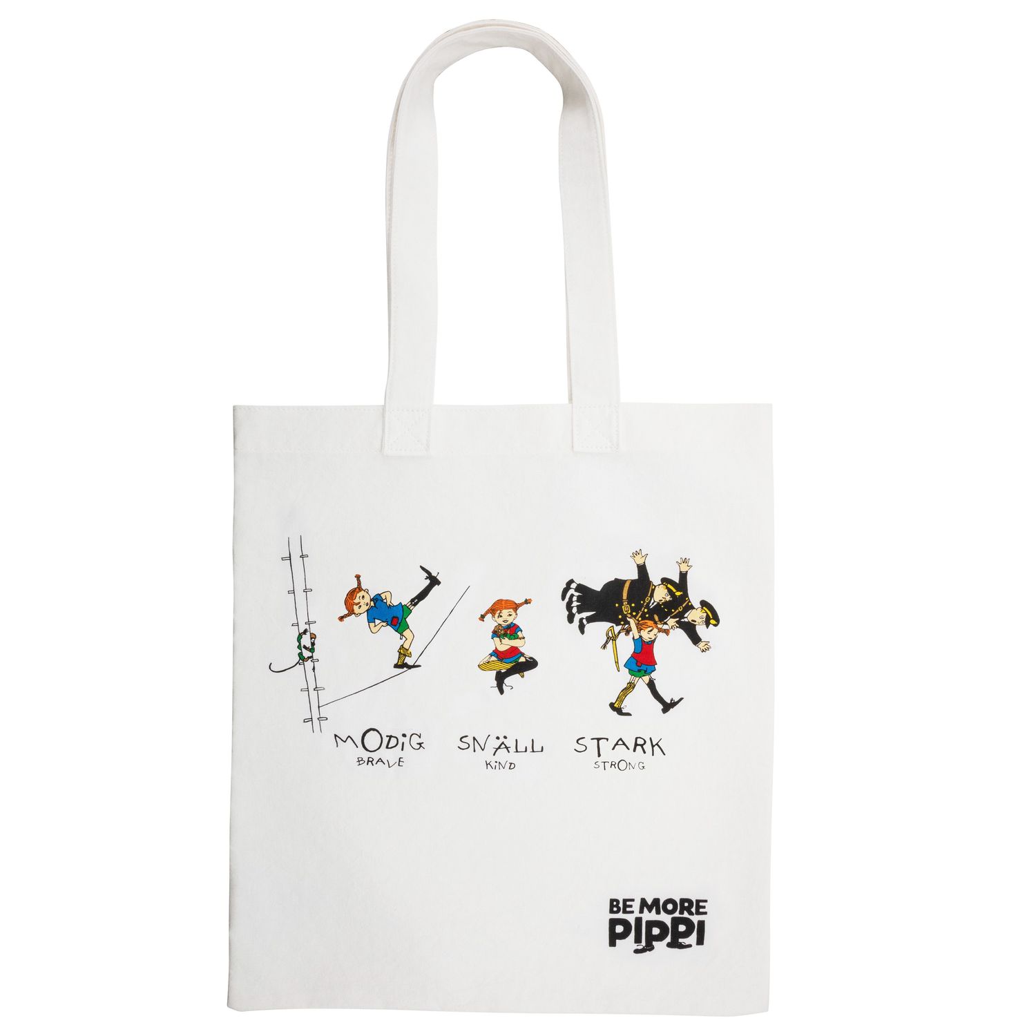 Pippi Longstock by Martinex Eco Bag Pippi White