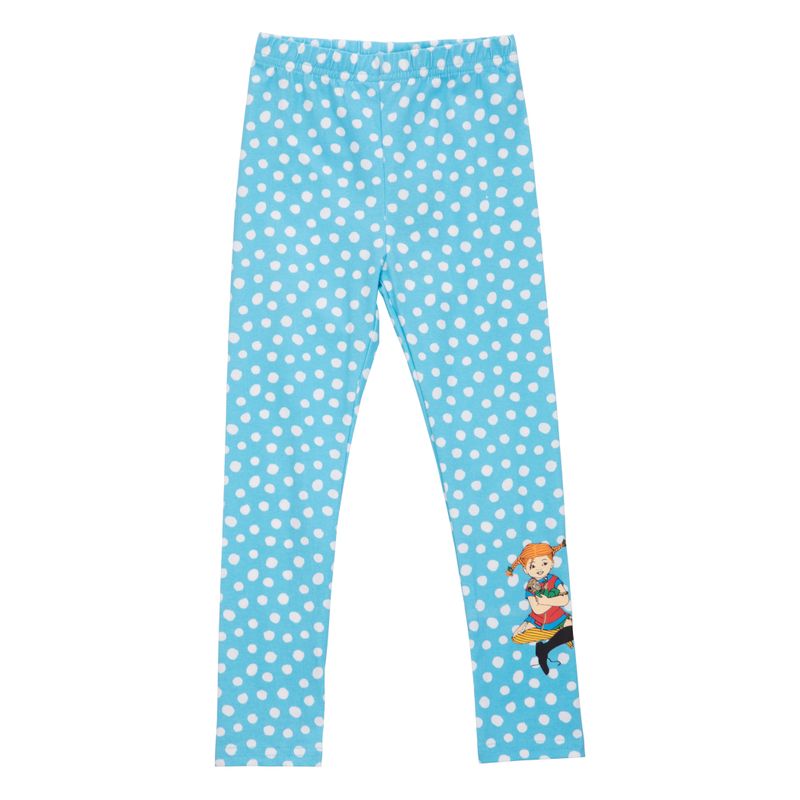 Pippi Longstocking by Martinex Leggings Blau gepunktet