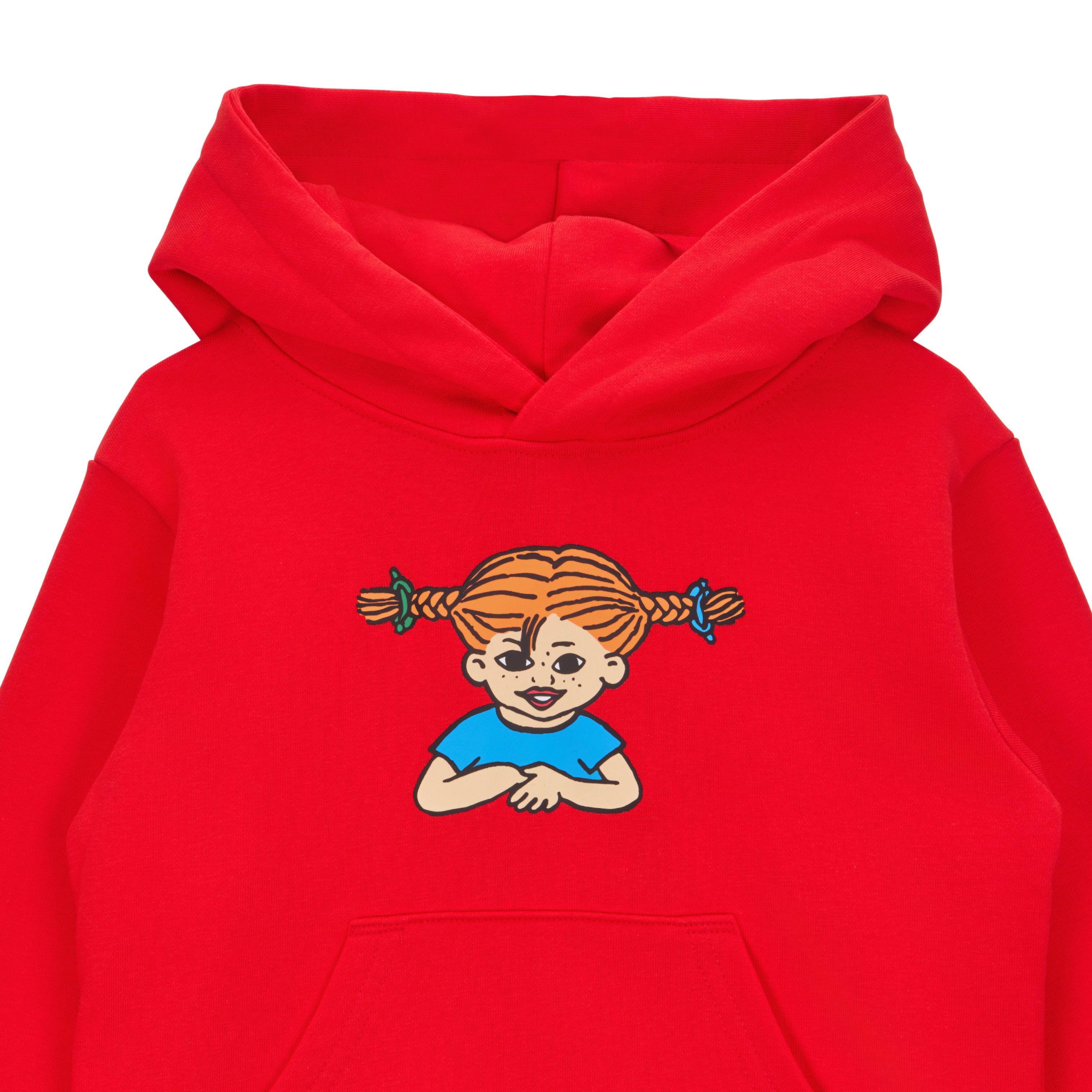 Pippi Longstocking by Martinex Hoodie Red Pippi
