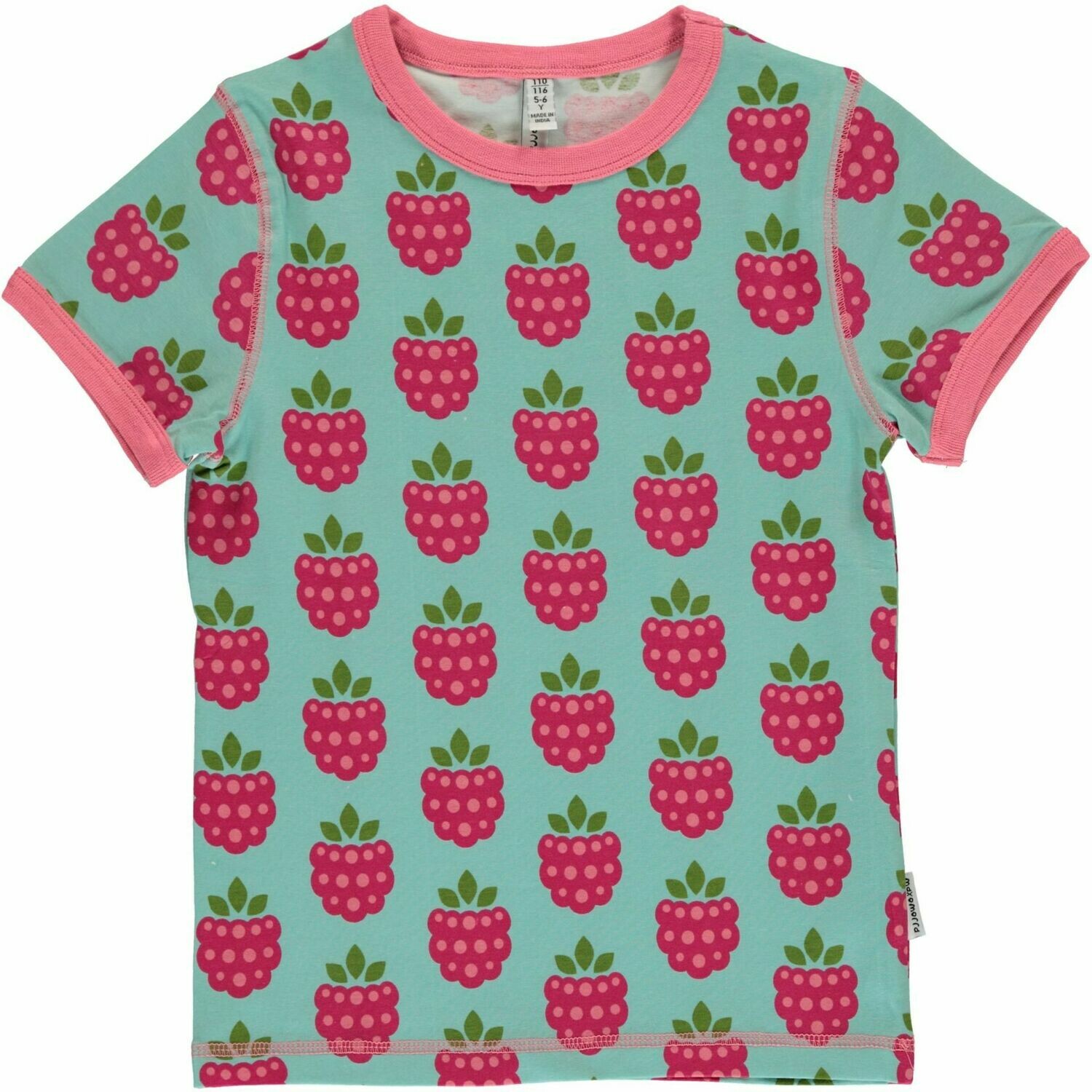 Maxomorra Shirt SS Raspberry/Himbeere
