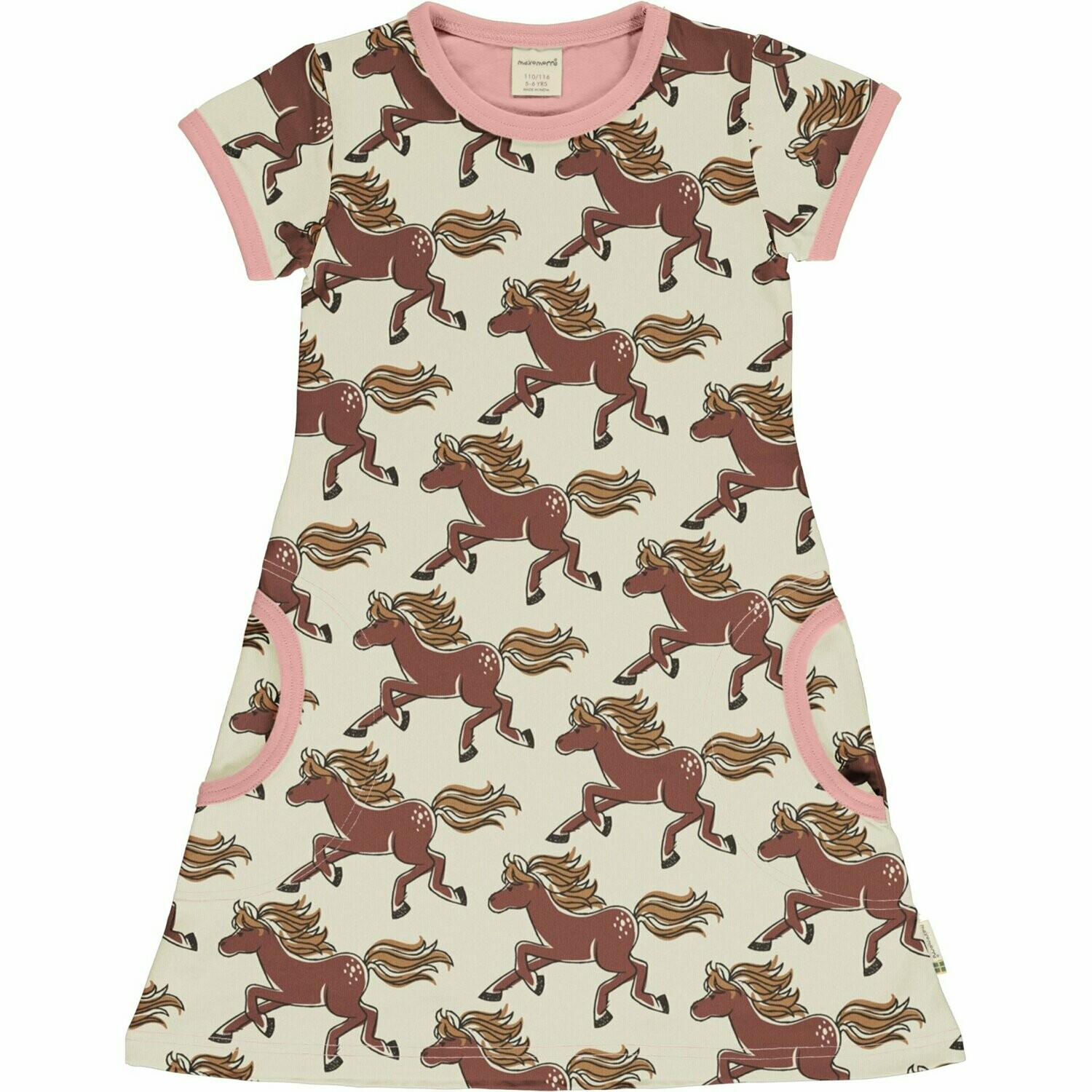Maxomorra Dress SS Horse *SALE* Maxomorra Dress SS Horse *SALE*