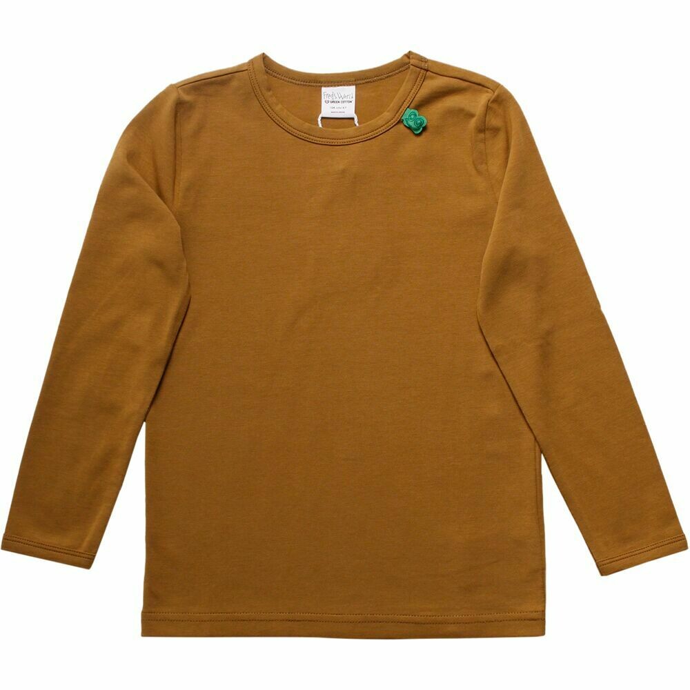 By Green Cotton Fred's World Shirt LS Basic Dark Olive By Green Cotton Fred's World Shirt LS Basic Dark Olive