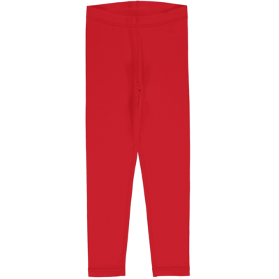 Maxomorra Leggings Solid Ruby
