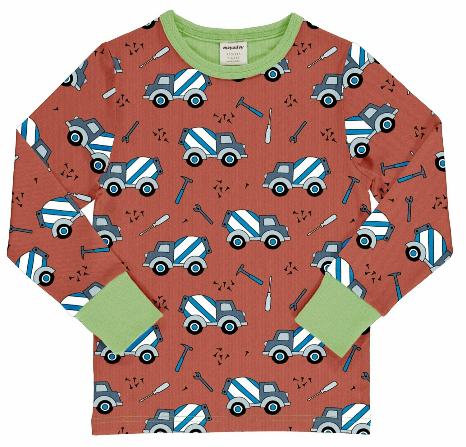 Meyadey by Maxomorra Shirt LS Cement Truck Meyadey by Maxomorra Shirt LS Cement Truck