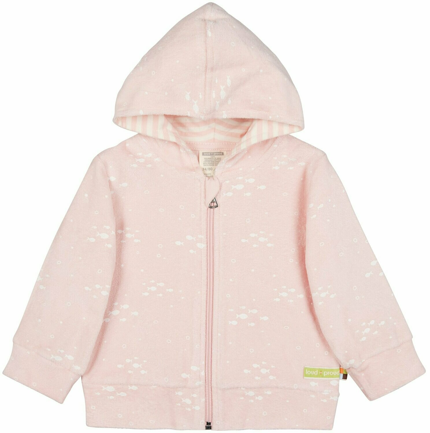 Loud + Proud Kapuzenjacke Frottee Rose *SALE*