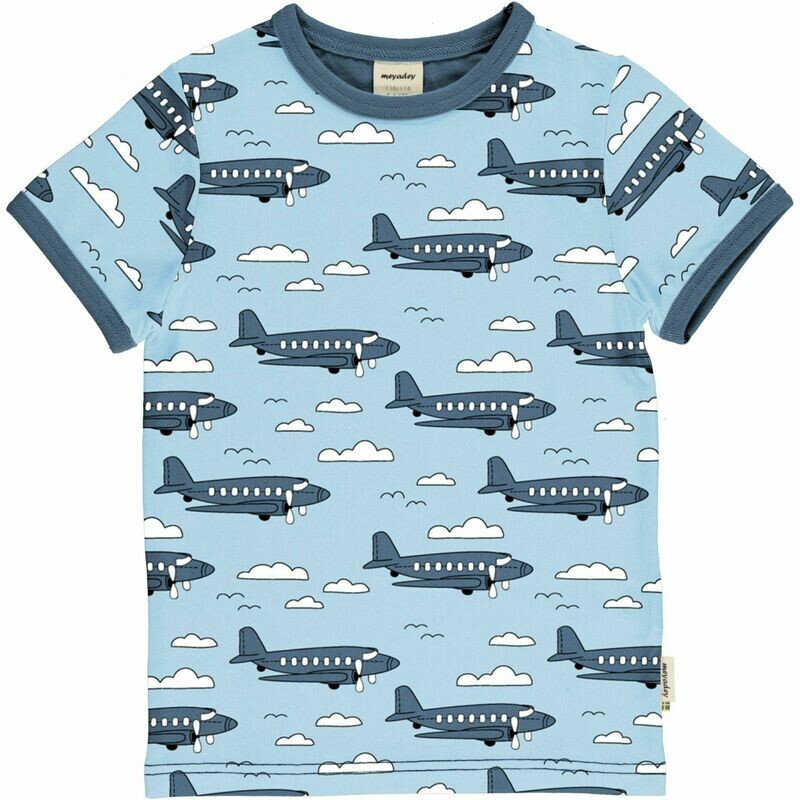 Meyadey by Maxomorra  Shirt SS Airoplane