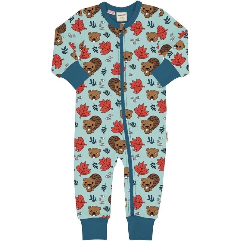 Meyadey by Maxomorra Rompersuit LS Beaver Friends *SALE*