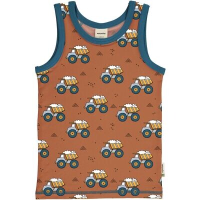 Meyadey by Maxomorra  Tank Top Dumping Wheels