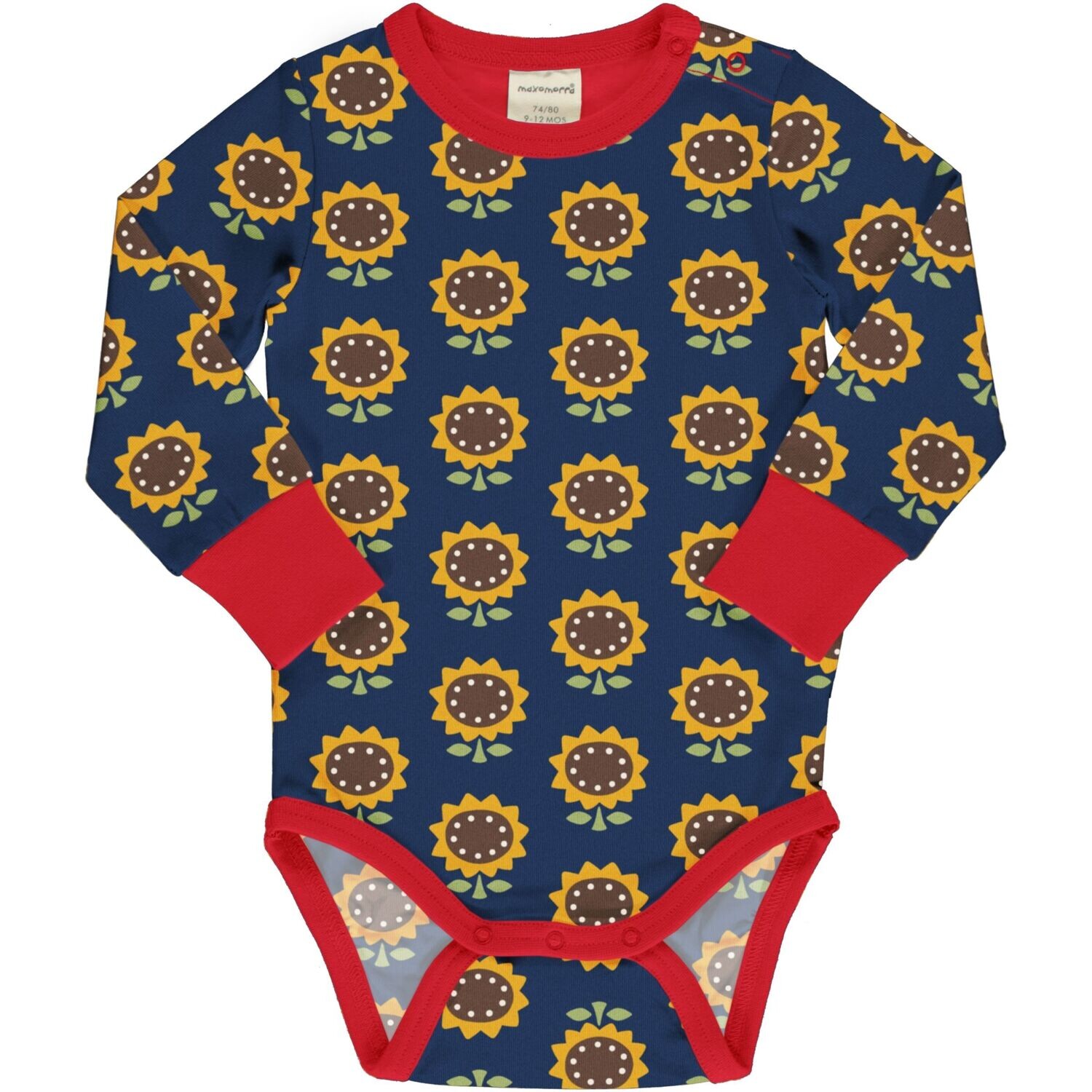 Maxomorra Body LS Sunflower Maxomorra Body LS Sunflower