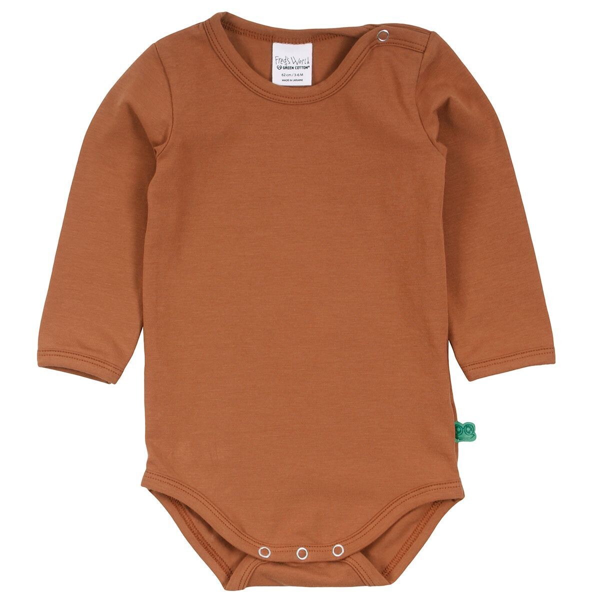 Green Cotton Fred's World Body LS Almond Green Cotton Fred's World Body LS Almond