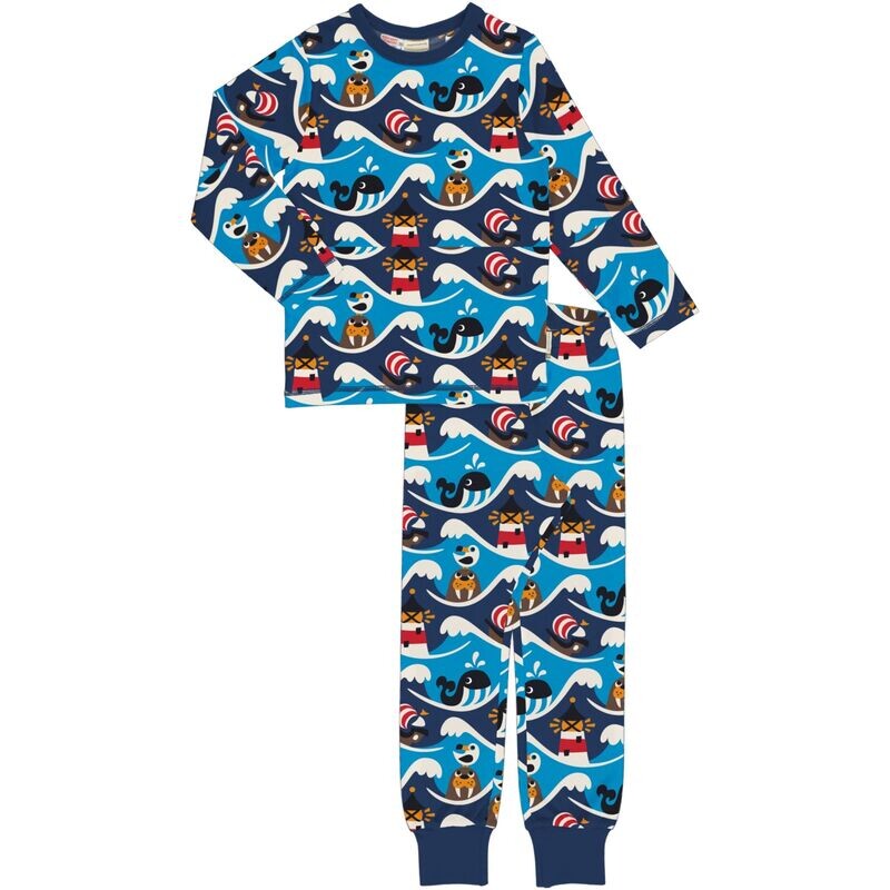 Maxomorra Pyjama LS Ocean *SALE*