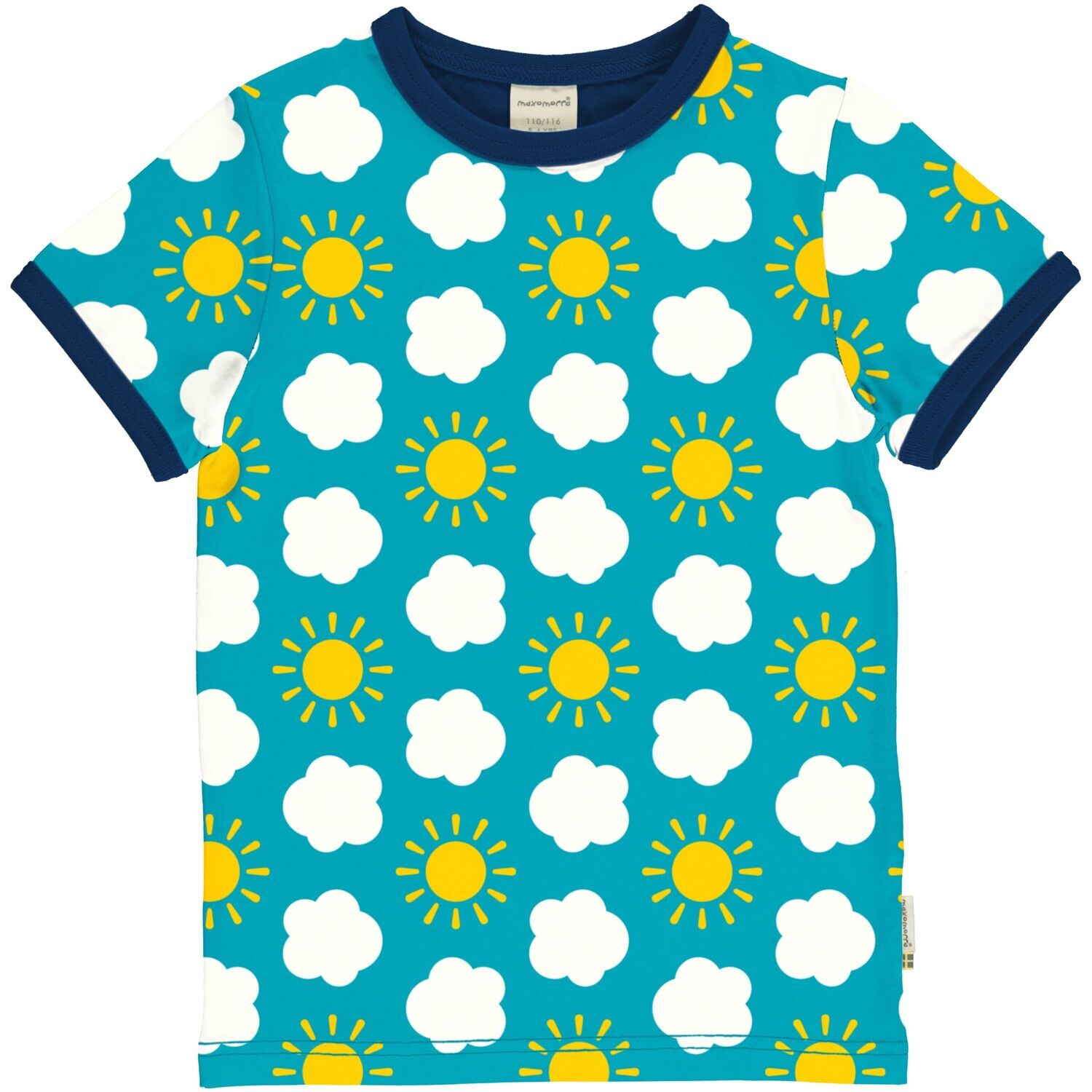 Maxomorra CLASSIC Shirt SS Sky Maxomorra CLASSIC Shirt SS Sky