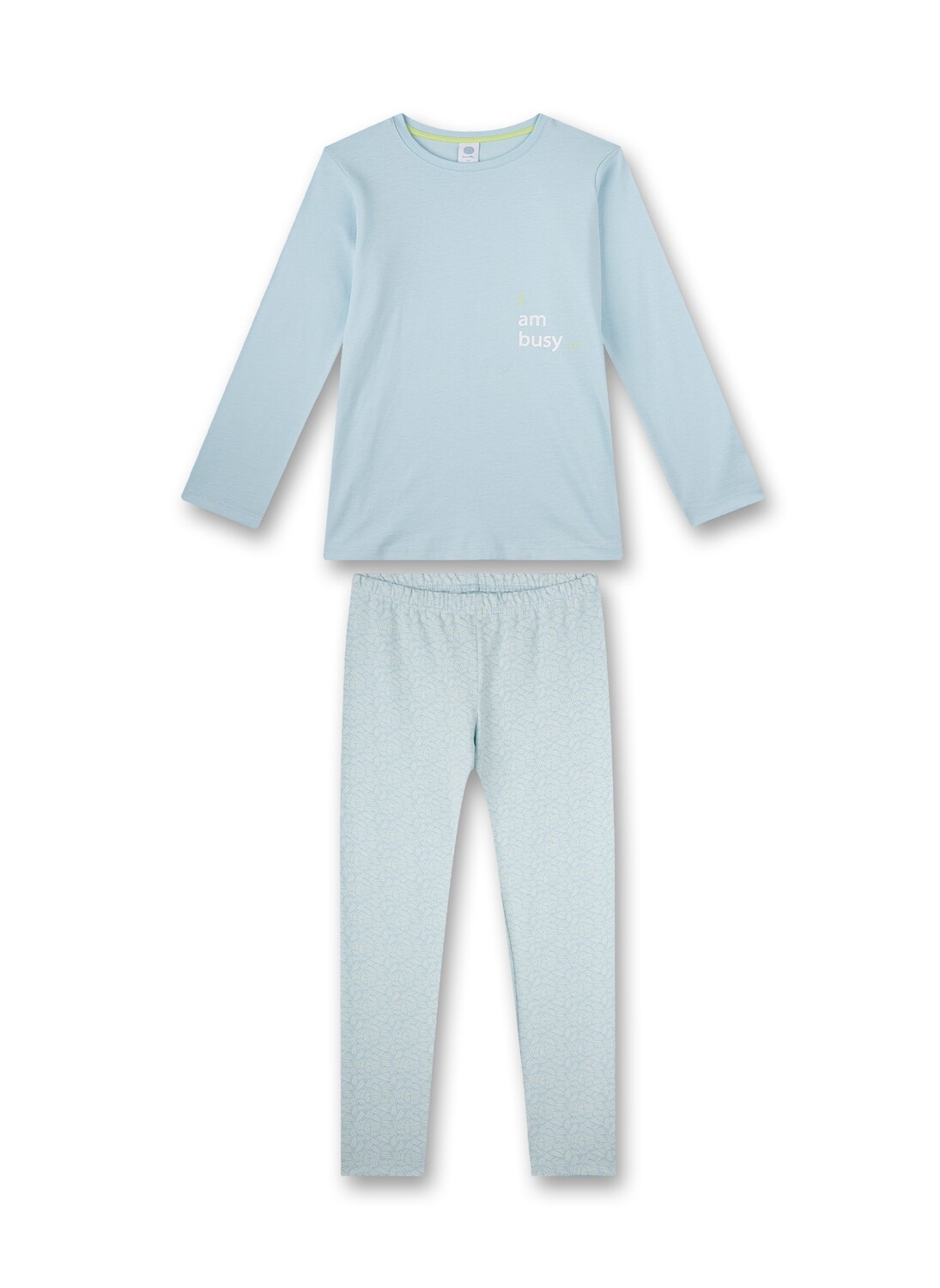Sanetta Pyjama Long Sky Blue Sanetta Pyjama Long Sky Blue