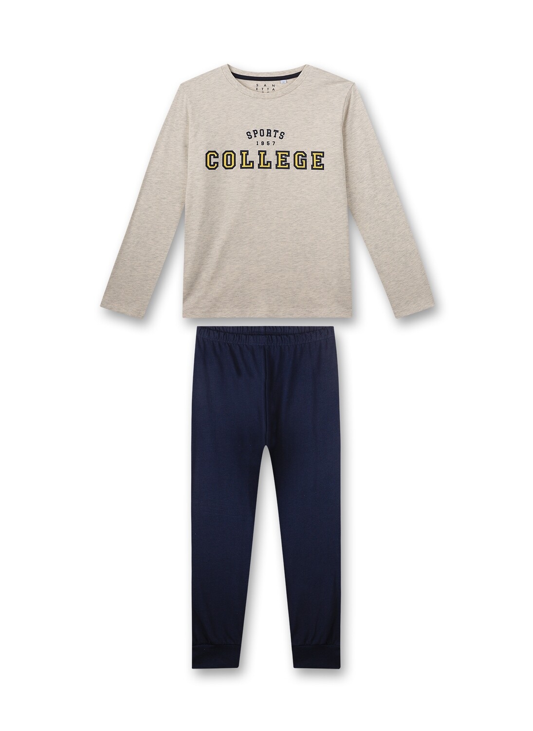 Sanetta Pyjama Long College Sanetta Pyjama Long College