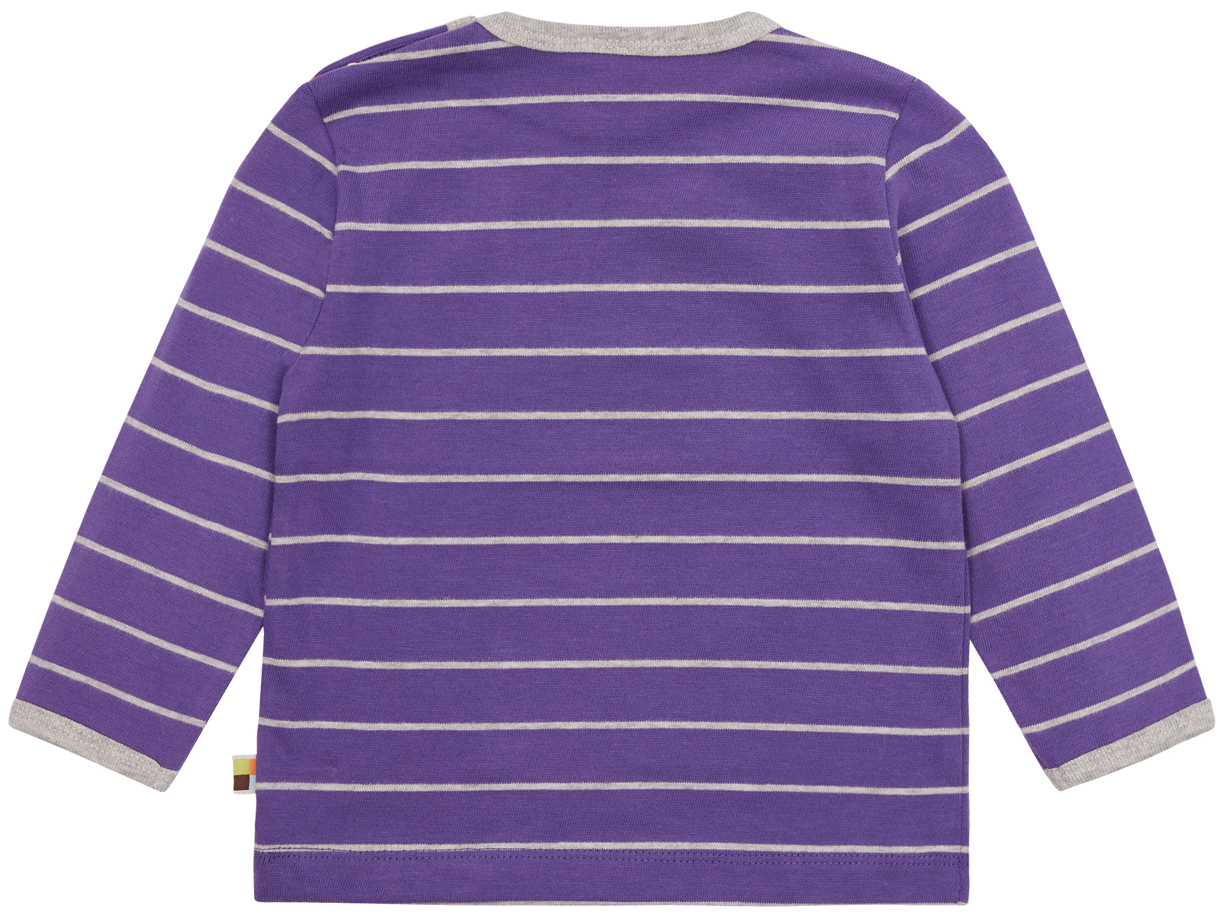 Loud + Proud Langarmshirt gestreift Violett