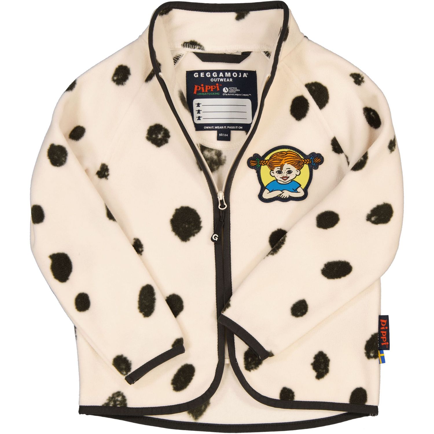 Geggamoja Pippi Fleece Jacke Geggamoja Pippi Fleece Jacke