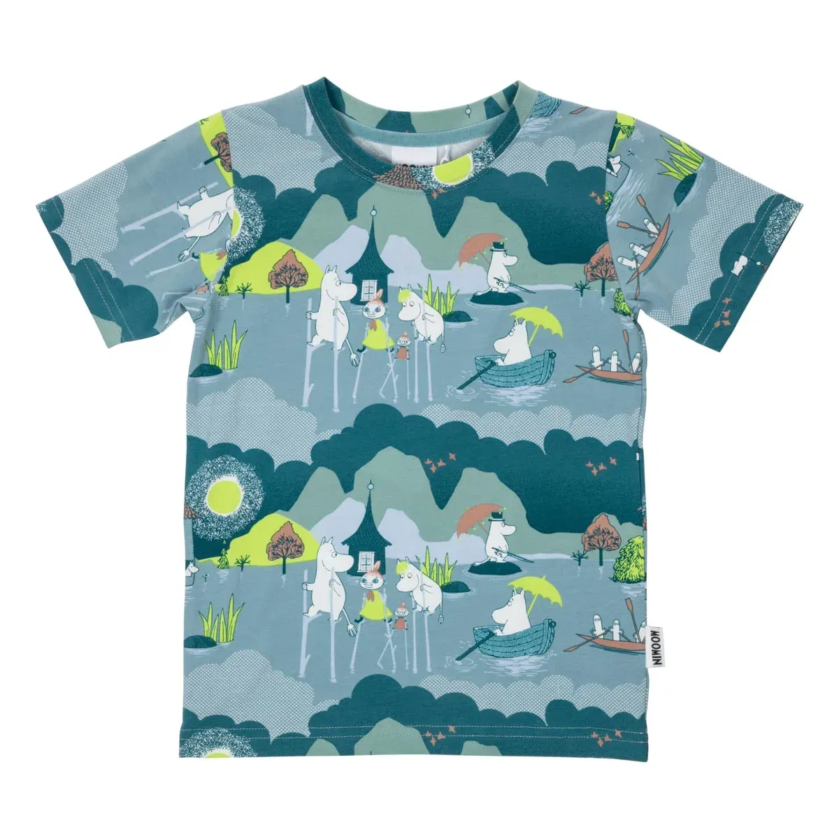 Moomin by Martinex T-Shirt Deluge Blue Moomin by Martinex T-Shirt Deluge Blue