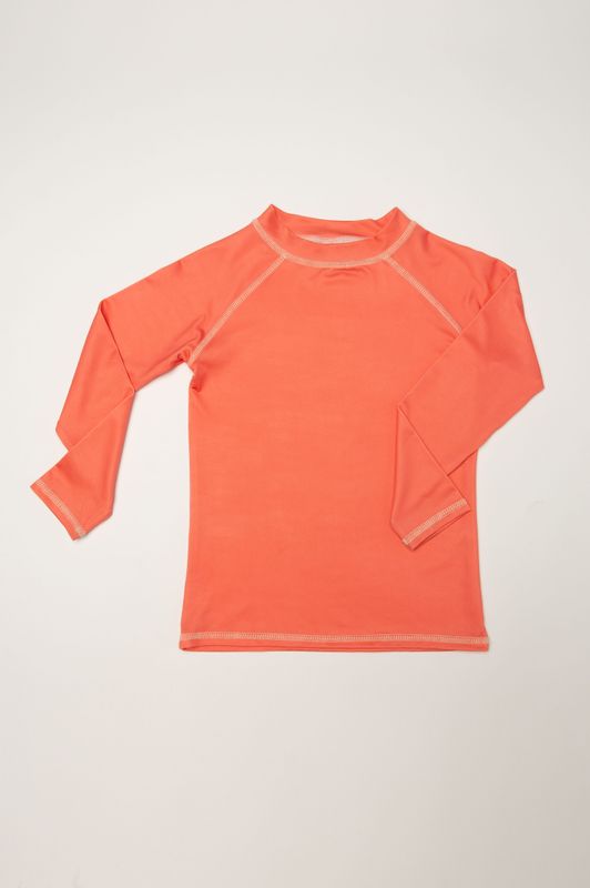 Ducksday Shirt Unisex Long Sleeve Coral/Orange