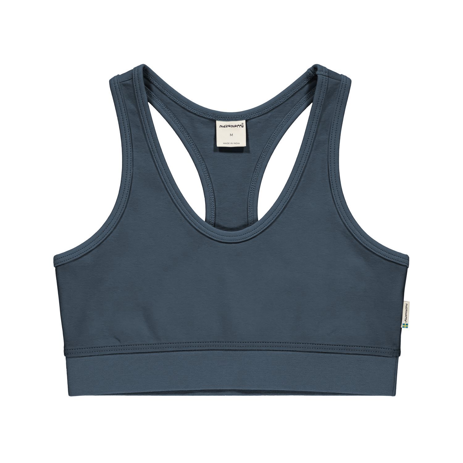 Maxomorra Comfort Top Woman Solid Blau