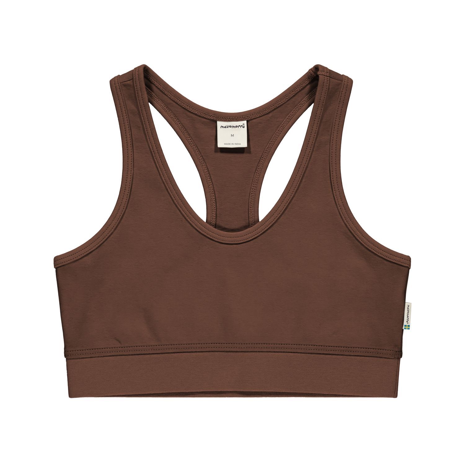 Maxomorra Comfort Top Woman Solid Braun