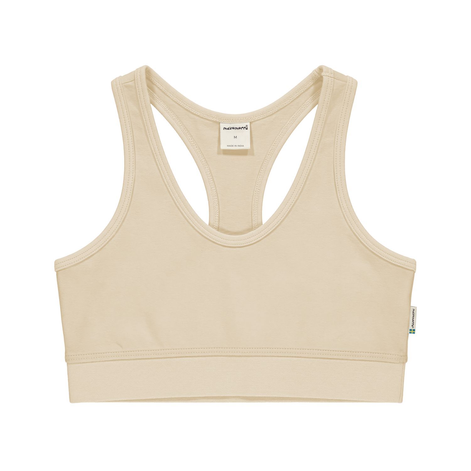 Maxomorra Comfort Top Woman Solid Creme