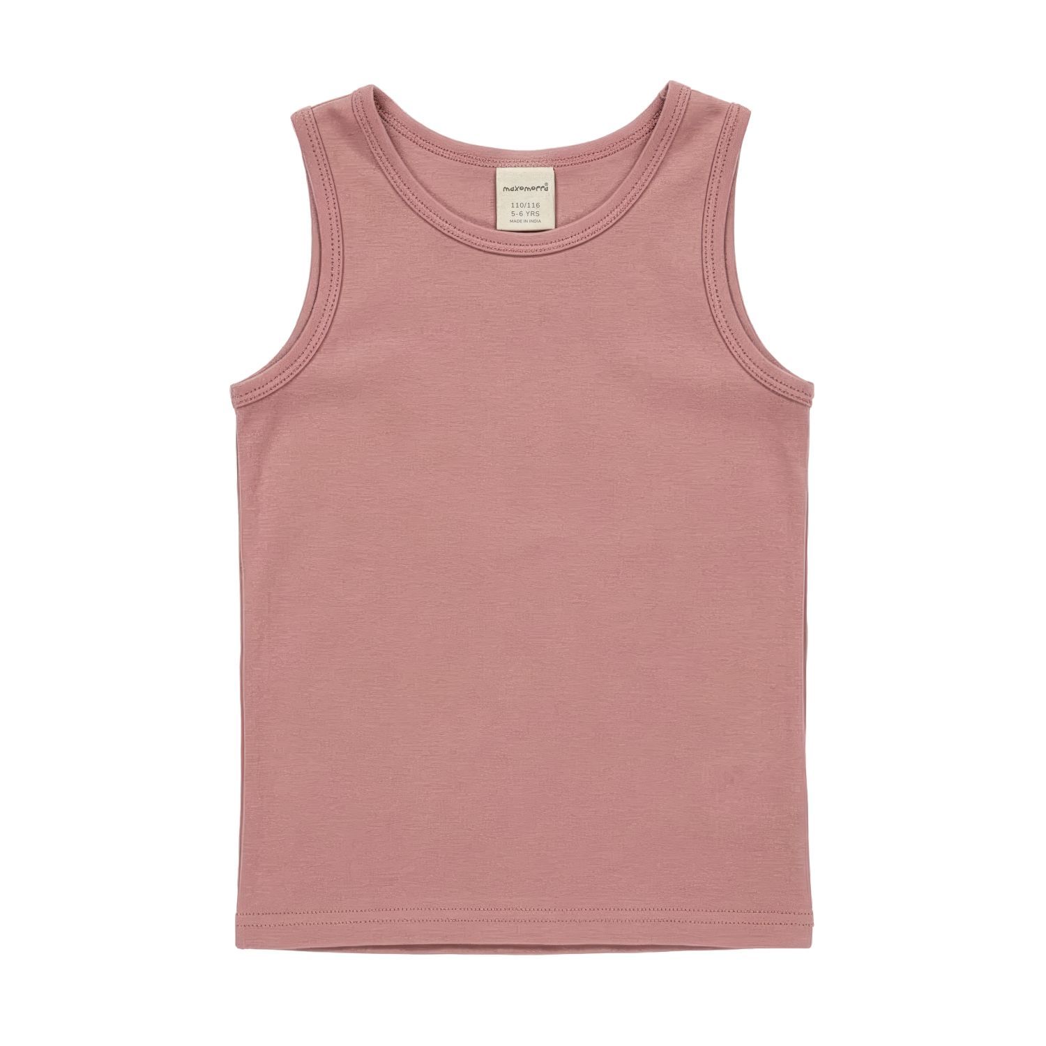 Maxomorra Tanktop Solid Altrosa