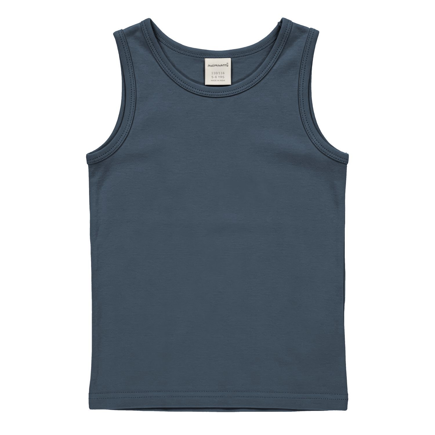 Maxomorra Tanktop Solid Blau