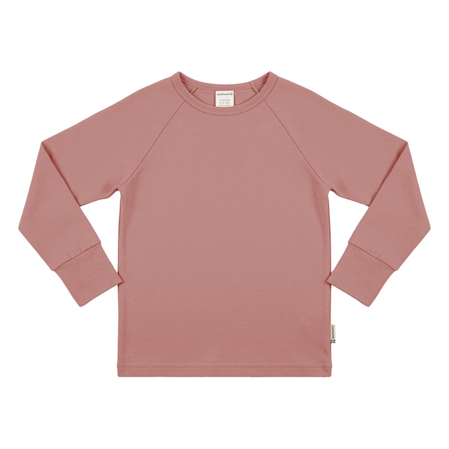 Maxomorra Top LS Raglan Solid Altrosa Maxomorra Top LS Raglan Solid Altrosa