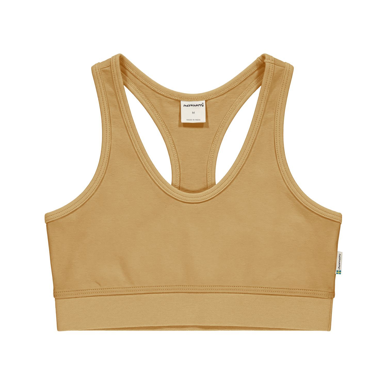 Maxomorra Comfort Top Woman Solid Mustard