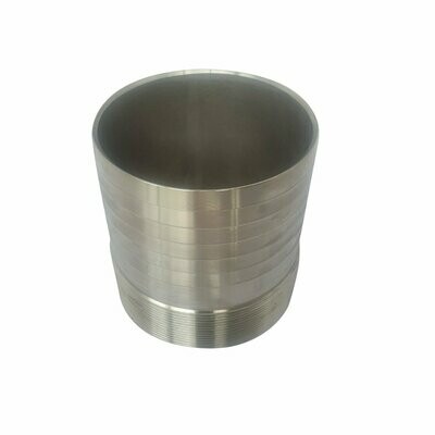 Hose connector 4"/110mm (SS316)