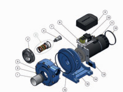 JT30 Horizontal - Exploded view