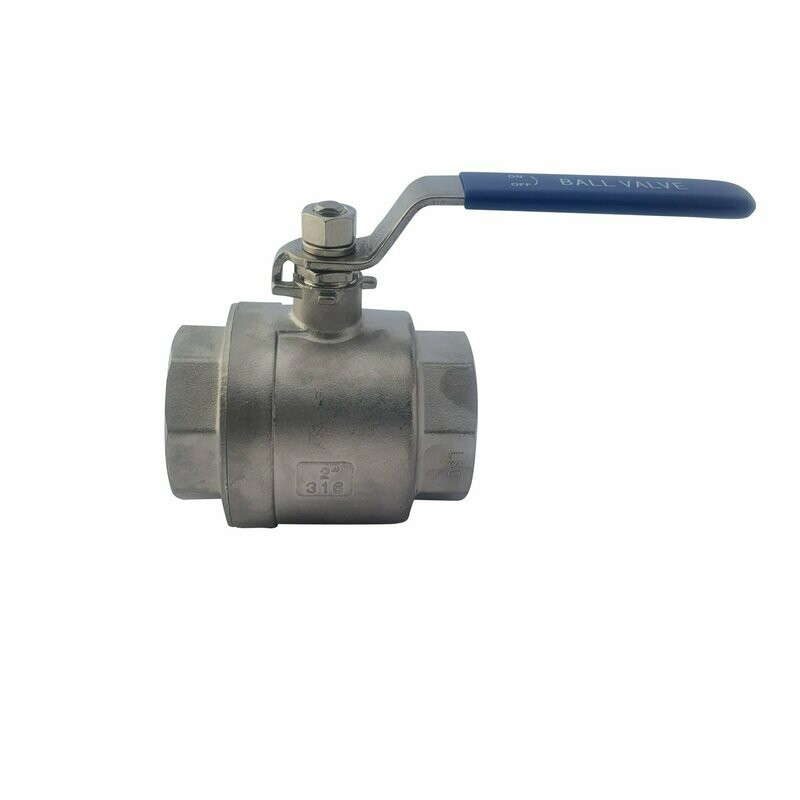 Ball-Valve 2" full-flow (SS316)