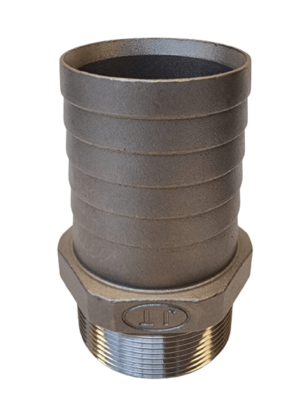 Hose connector 2"/58mm (SS316)