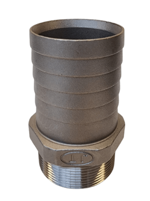 Hose connector 2"/58mm (SS316)