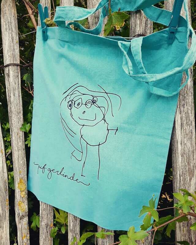 Gepersonaliseerde katoenen tas.