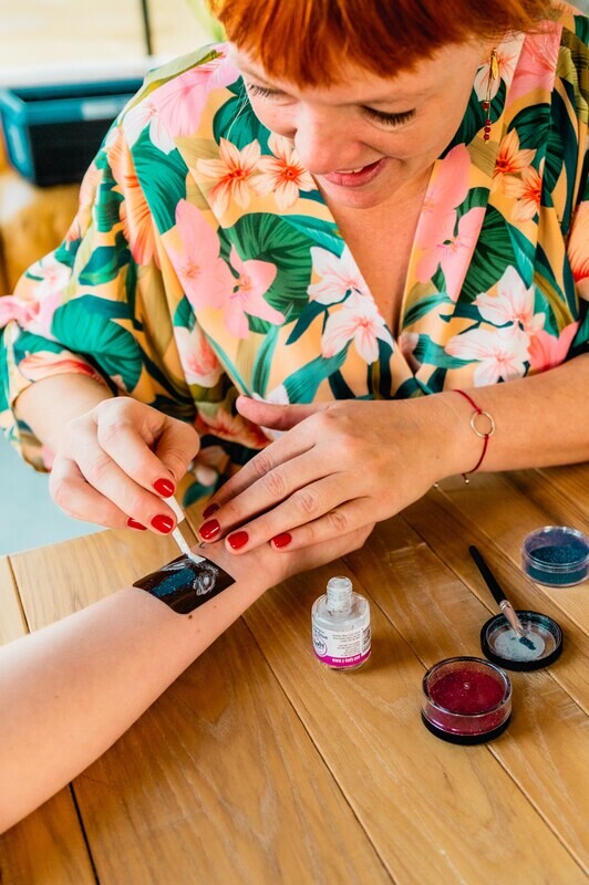 Glittertattoo op jouw event