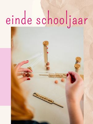 Einde schooljaar bedankjes