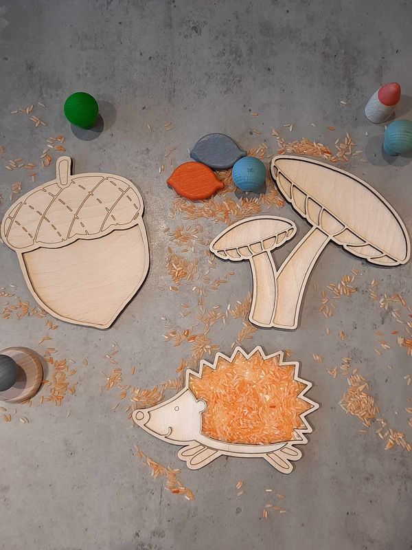 Houten vulvormen