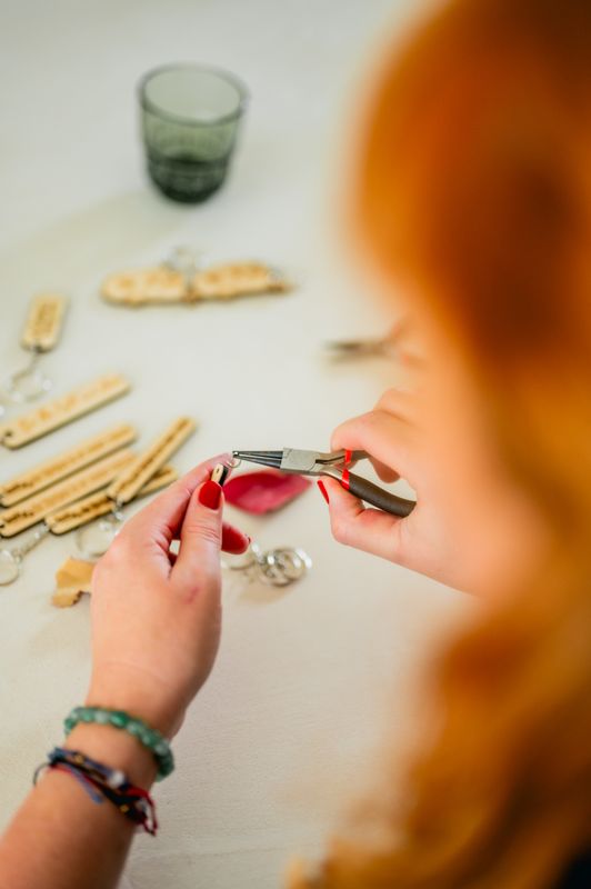 Kerstdecoratie in hout