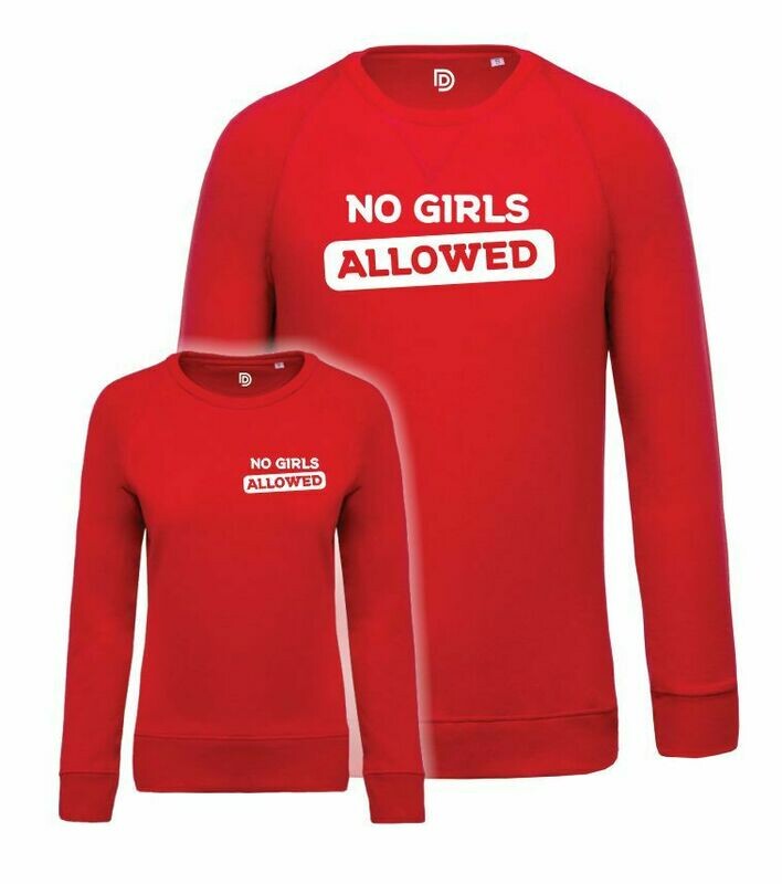 Sweater "No girls allowed"