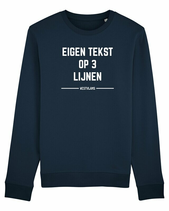 Sweater eigen tekst