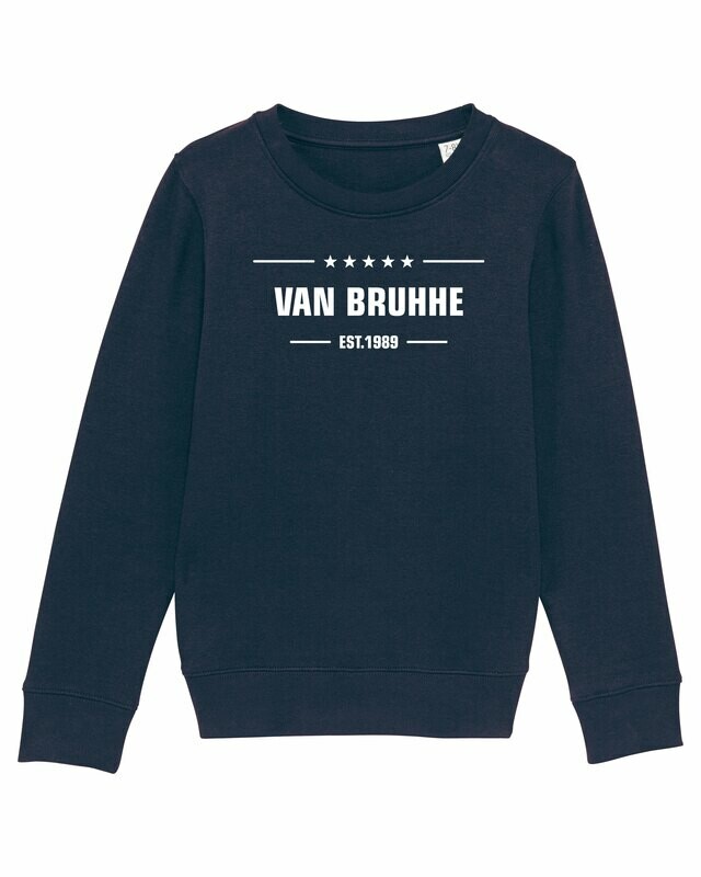 Kids Sweater met stad en geboortejaar Kids Sweater met stad en geboortejaar