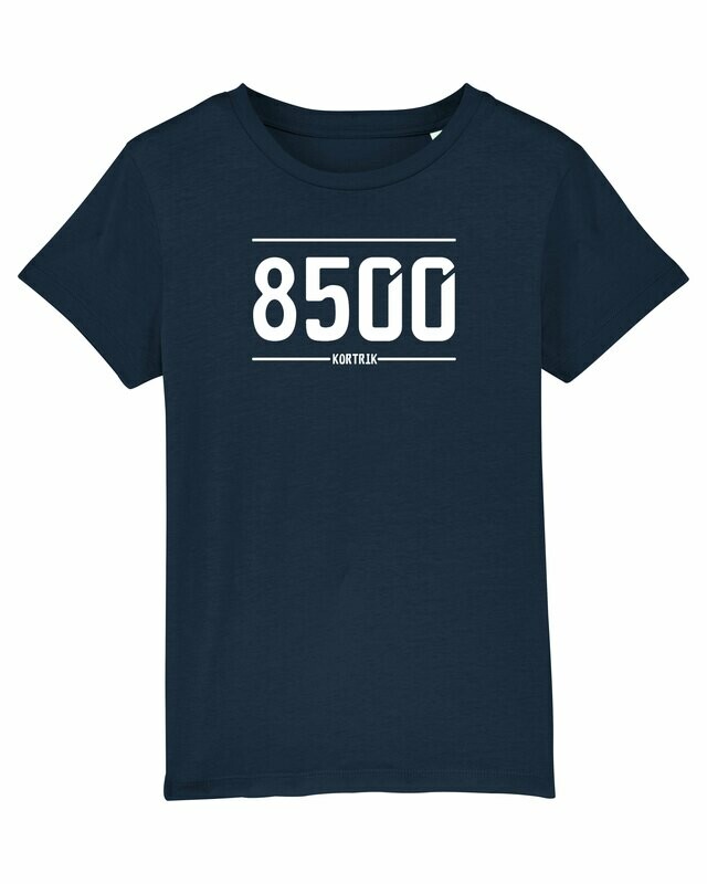 Kids T-shirt met postcode