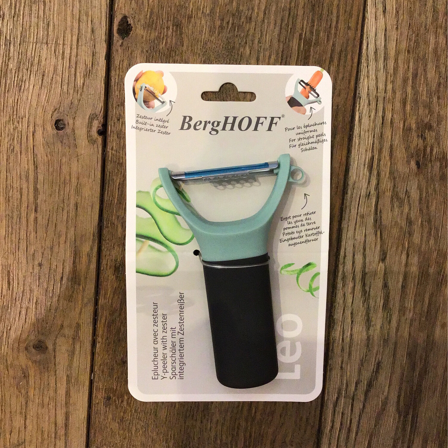 Berghoff Y-peeler With Zester Leo