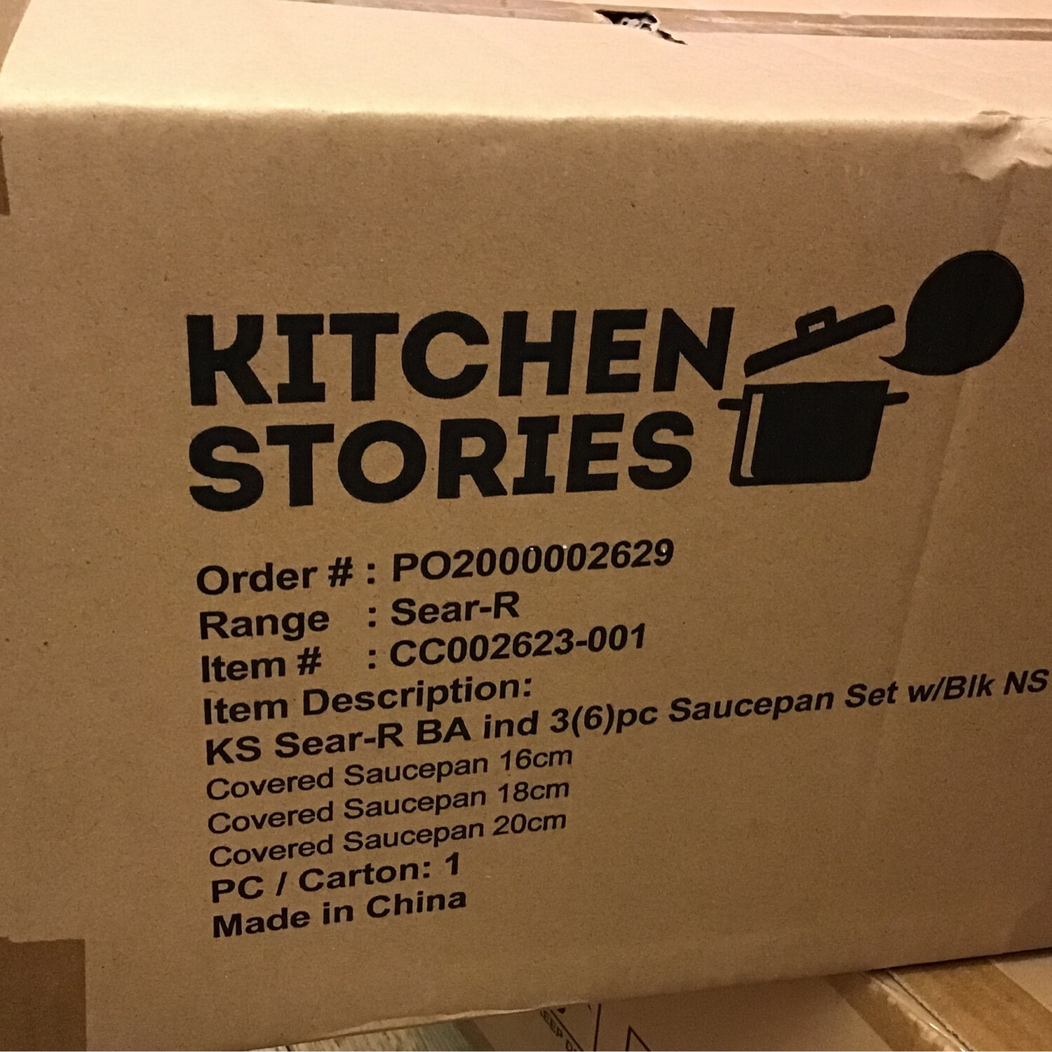 Kitchen Stories Saucepan Set 16-18-20cm