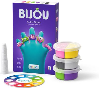 Hey Clay Bijou Alien Ringen