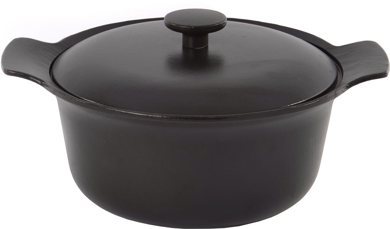 Berghoff Covered Casserole, Cast Iron 24cm 4,2L Black Ron Line